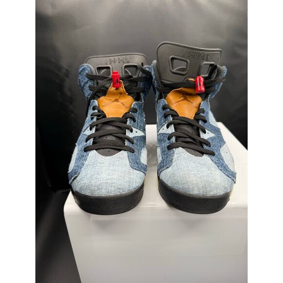 Jordan 6 Retro Denim Sneakers - Size 9.5M - Picture 3 of 10